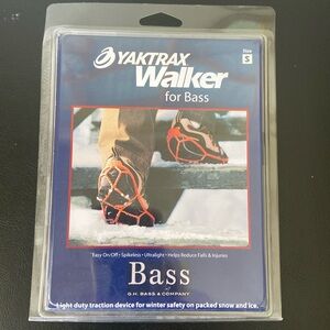 💙 Yaktrax Walker slip-on snow/ice traction cleats size small M 5-8.5/W 6.5-10